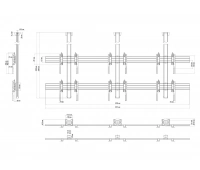 Потолочное крепление для видеостены Vogels C2330 Black