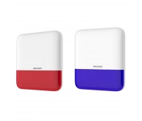 Оповещатель свето-звуковой радиоканальный уличный Hikvision DS-PS1-E-WE Blue Indicator