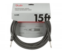 Инструментальный кабель Fender 15` INST CABLE GRY TWD