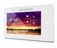 Монитор домофона цветной с функцией свободные руки Accordtec AT-VD 710W WH