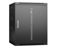 Шкаф настенный 19", 15U CABEUS SH-05F-15U60/35m-BK (8605c)