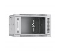 Шкаф настенный 19", 6U CABEUS SH-05F-6U60/35 (7116c)