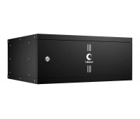 Шкаф настенный 19", 4U CABEUS WSC-05D-4U55/45m-BK (10186c)