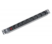 Блок розеток 19 шкафов CABEUS PDU-8P (2402c)