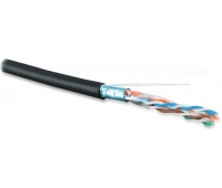 Кабель витая пара (LAN) для структурированных систем связи Hyperline FUTP4-C5E-S24-OUT-PE-BK-500