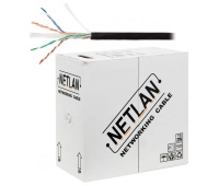 NETLAN U/UTP 4pair, Cat6, Solid, Out, PE (EC-UU004-6-PE-BK)