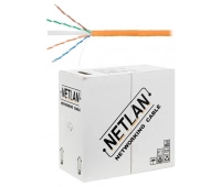 NETLAN U/UTP 4pair, Cat6, Solid, In, LSZH (EC-UU004-6-LSZH-OR)