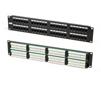 Патч-панель 19" Hyperline PP3-19-48-8P8C-C5E-110D