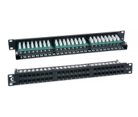 Патч-панель 19" CABEUS PLHD-48-Cat.6-Dual (7777c)