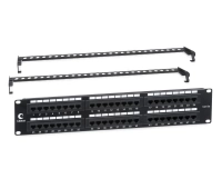Патч-панель 19" CABEUS PL-48-Cat.6a-Dual (7652c)