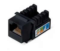 Вставка Keystone Jack CABEUS KJ-RJ45-Cat.6-90-BK (9483c)