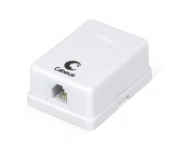 Розетка RJ-12 телефонная CABEUS WS-6P4C-TEL-1 (7483c)