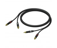 Аудиокабель 2хRCA (вилка-вилка), гибкий, UltraFlex™ Procab PRA800/3