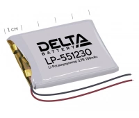 Аккумулятор литий-полимерный призматический Delta LP-551230