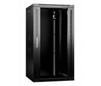 Шкаф настенный 19", 22U CABEUS SH-05F-22U60/60-R-BK (10749c)