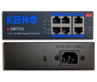 Коммутатор с питанием по PoE KENO KN-SW402POE+