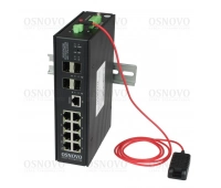 Коммутатор с PoE OSNOVO SW-80804/ILS(port 90W,720W)