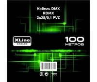 Кабель DMX Xline RDMX 2x28/0,1 PVC