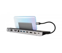 Переходник с USB тип C (вилка) на HDMI (розетка), VGA (розетка), DisplayPort (розетка) Kramer KDOCK-4