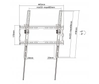 Кронштейн с наклоном для ТВ Digis DSM-3444T