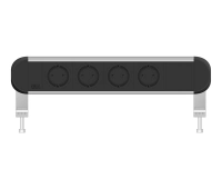 Настольная розеточная станция серии Chroma с 4 розетками (Schuko) ABL 2A000407