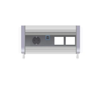 Встраиваемая розеточная станция серии Aero Flip ABL 2F020105
