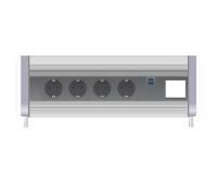Встраиваемая розеточная станция серии Aero Flip ABL 2F020404
