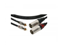 Инсертный кабель 2 RCA папа х 2 XLR Neutrik Klotz ALPM030
