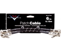 Инструментальный кабель Fender  6' CABLE BLK 2 PACK