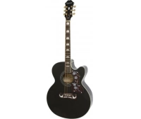 Электро-акустическая гитара EPIPHONE EJ-200SCE Black (w/ Fishman PreSys)