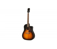 Электроакустическая гитара EPIPHONE J-45 EC Aged Vintage Sunburst