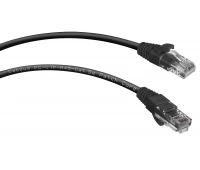 CABEUS PC-UTP-RJ45-Cat.5e-0.3m-BK (7658c)