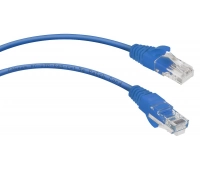 Патч-корд медный CABEUS PC-UTP-RJ45-Cat.5e-0.5m-BL (7669c)