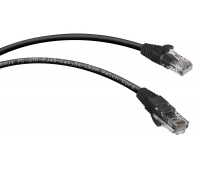 Патч-корд медный CABEUS PC-UTP-RJ45-Cat.5e-2m-BK-LSZH (9539c)