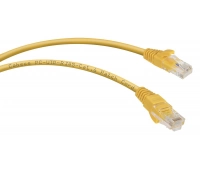 Патч-корд медный CABEUS PC-UTP-RJ45-Cat.6-5m-YL (8709c)