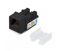 Вставка Keystone Jack RJ-47 CABEUS KJ-RJ45-Cat.5e-90-SW-BK (10101c)