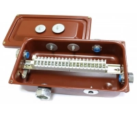 Коробка клеммная металлическая с муфтами АТК для трубной электропроводки ЗЭТА ККМА-20 У2 IP54 (zeta30373)