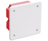 Коробка распаячная для твердых стен (с саморезами, с крышкой) IEK UKT11-092-092-040