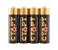 Алкалиновые батарейки СТАРТ 1,5 В, AA, LR6, упак. 4 шт.
