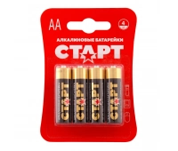 Алкалиновые батарейки СТАРТ LR6-SH4-BOX, упак. 4 шт.