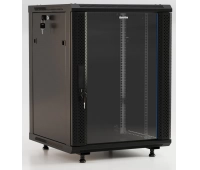Шкаф настенный 19 Hyperline TWB-FC-1845-GP-RAL9004