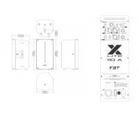 Двухполосная активная акустическая система FBT X-LITE 110A