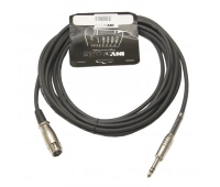 Микрофонный кабель джек-XLR Invotone ACM1010FS/BK