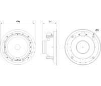 Потолочная акустическая система Das Audio DECO-8-T