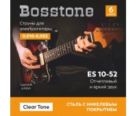 Струны для электрогитары Bosstone Clear Tone ES 10-52