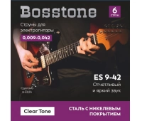 Струны для электрогитары Bosstone Clear Tone ES 9-42