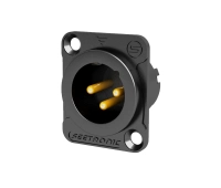 Панельный разъем XLR SEETRONIC MJ3F2C-BG