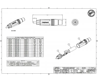 Разъем RCA (кабельный) Amphenol ACPR-SRD