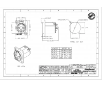 Разъем XLR (панельный) мама Amphenol AC3FDZ