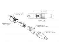 Разъем XLR (кабельный) мама Amphenol AC3FCP